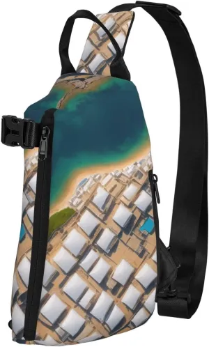 Middle Ages Pattern Sling Bags Crossbody Sling Backpack Travel Hiking Daypack Chest Bag For Man And Women