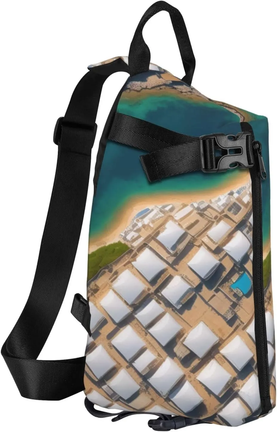 Middle Ages Pattern Sling Bags Crossbody Sling Backpack Travel Hiking Daypack Chest Bag For Man And Women