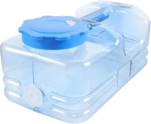 Mikikit Portable Water Container Large Water Jug with Comfortable Handle for Camping and Hiking Durable and Reusable for Outdoor Activities and Car Use