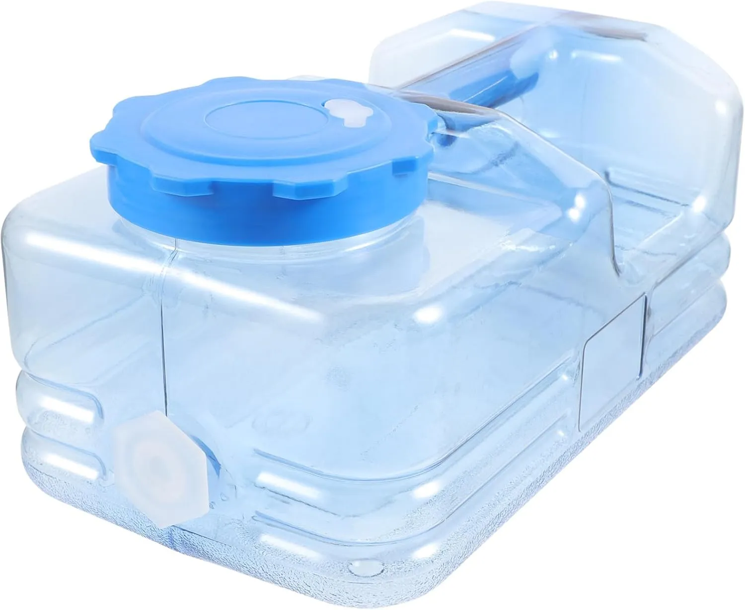 Mikikit Portable Water Container Large Water Jug with Comfortable Handle for Camping and Hiking Durable and Reusable for Outdoor Activities and Car Use