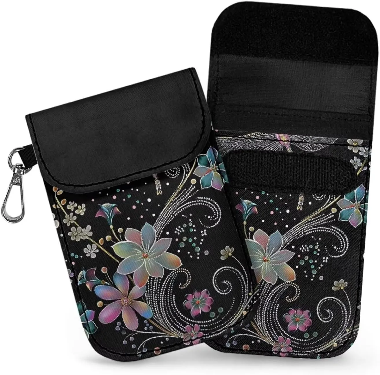 Mini Car Keys Bag for Women Car Key Fob Pouch Key Case Buckle Fashion Key Protector Universal