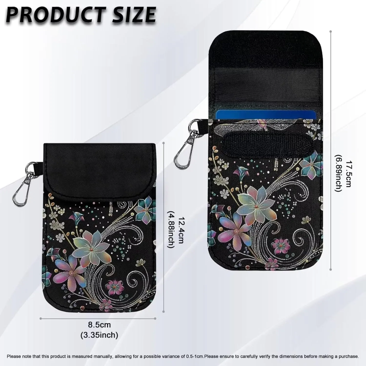 Mini Car Keys Bag for Women Car Key Fob Pouch Key Case Buckle Fashion Key Protector Universal