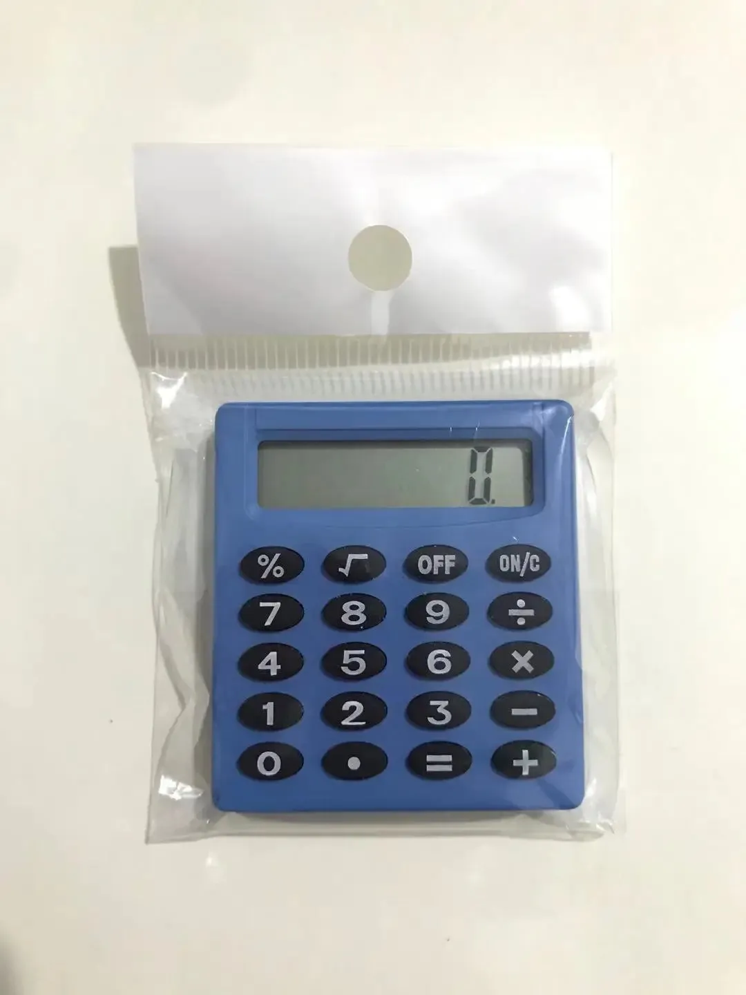 Mini Handheld Pocket Calculator with Coin Battery for School & Office - Compact Cartoon Design