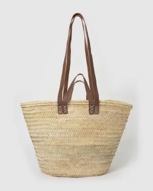 Miz Casa & Co Amanda French Basket Bag Brown