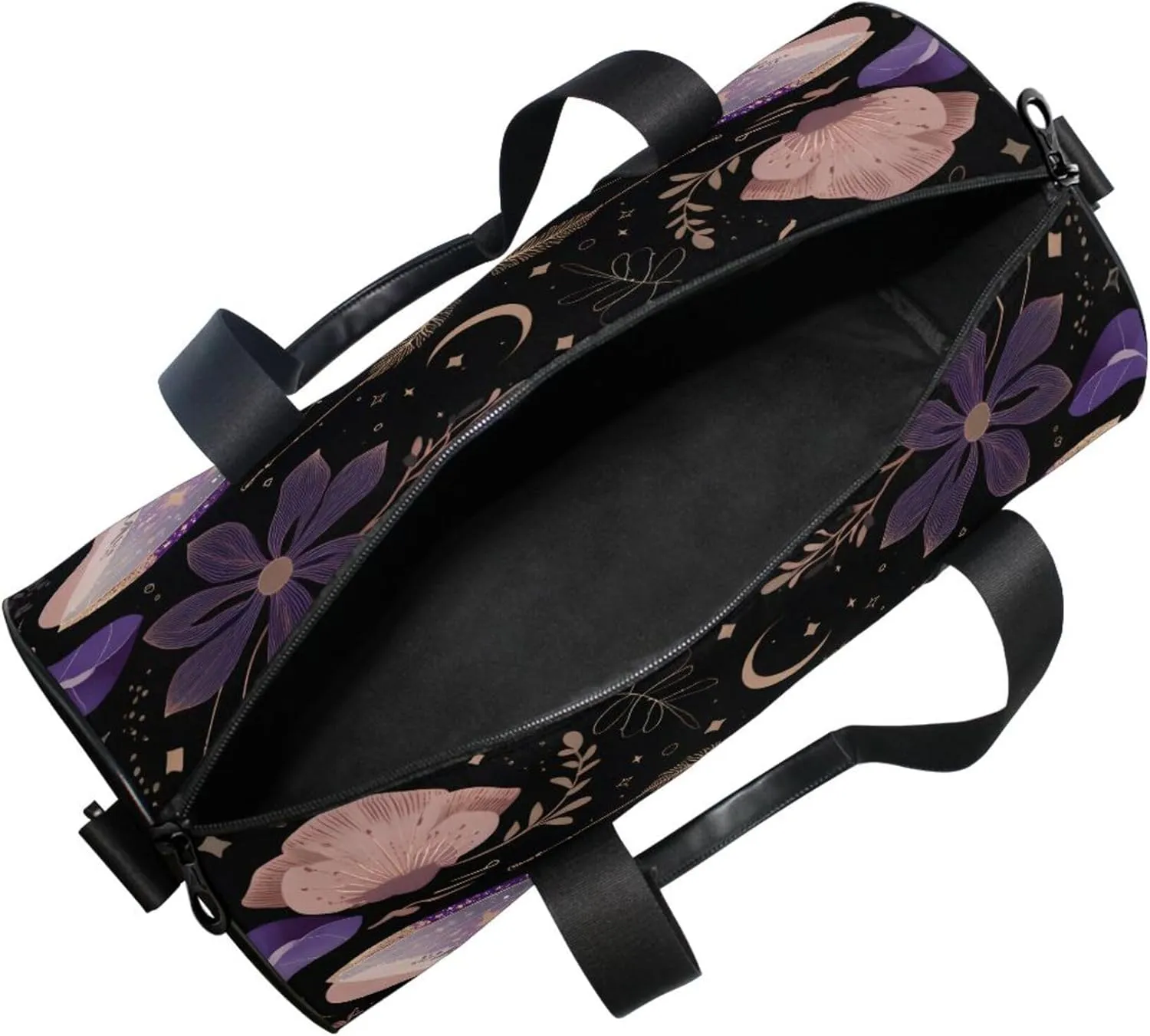 MNSRUU Sports Duffel Bags, Mauve Moths Athletic Gym Bag Overnight Workout Travel Tote Luggage for Men Women Yoga