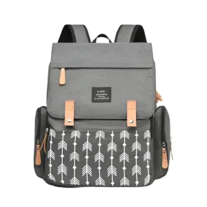 Mommy Multi-Function Waterproof Baby Diaper Bag - Large Capacity Canvas Backpack