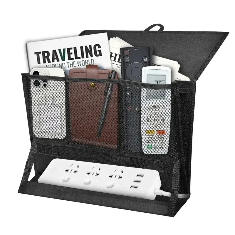 Multi Functional Remote Control Storage Bag For Bedside Organization 47 X 34.5 Cm