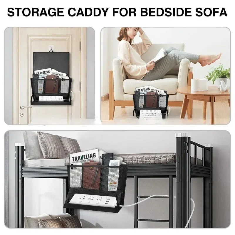 Multi Functional Remote Control Storage Bag For Bedside Organization 47 X 34.5 Cm