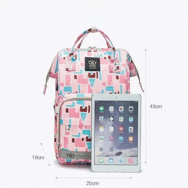 Multifunction Waterproof Diaper Bag Backpack for Mom and Dad - Nappy Bag