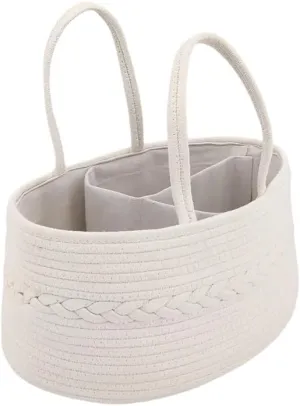 Multifunctional Travel Out Portable Mommy Bag Cotton Rope Diaper Bag Diaper Storage Bag Baby Diaper Storage Basket