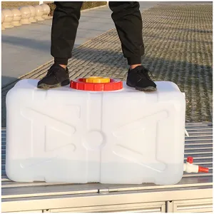 NAKAN Large Camping Water Container with Faucet, Portable Large Water Tank for Outdoor, Camping, Picnic, Hiking, Home Emergency Water Storage(Color:200L)