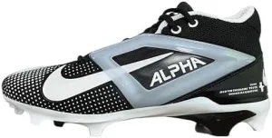 Nike Men's Alpha Menace 4 Pro Football Cleats Shoes 'Black/White' (FZ7702-005) - Size 13.5