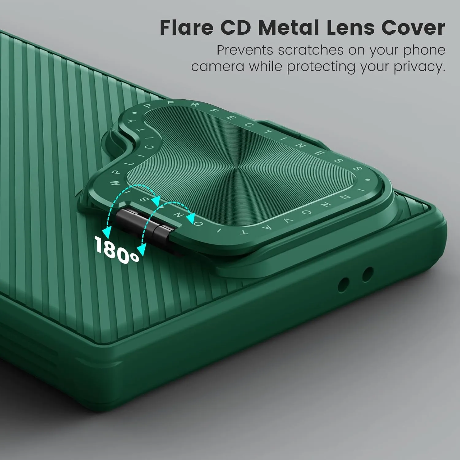 Nillkin for Samsung Galaxy S24 Ultra Case with Kichstand Camera Cover, Drop-Proof Phone Case, [2-in-1 Lens Cap&Kichstand], [Hidden Stand], Slim Case for Galaxy S24 Ultra 6.8" 2024, Green