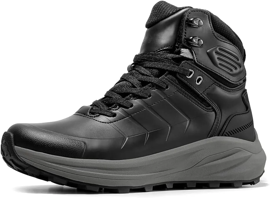 NORTIV 8 Men's Waterproof Hiking Boots Lightweight Non-Slip Outdoor Ankle Trekking Boots Expedition