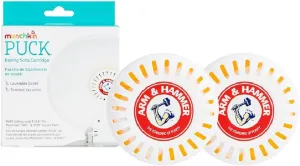 Odor Eliminator Cartridges, 2 Pack, Lavender Scent, Baking Soda Puck, Diaper Pail Deodorizer
