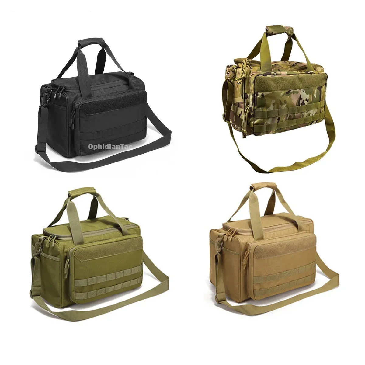 OPHIDIANTAC Range Bag – Large Capacity Molle Gun Bag for Hunting, Shooting, Hiking