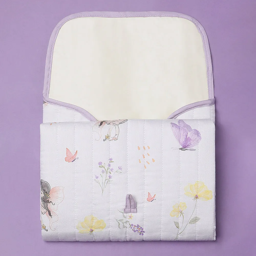Organic Cotton On - The - Go Changing Mat - Pixie Dust