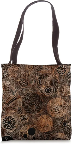 Organic Forms Nature Pattern Design Tote Bag