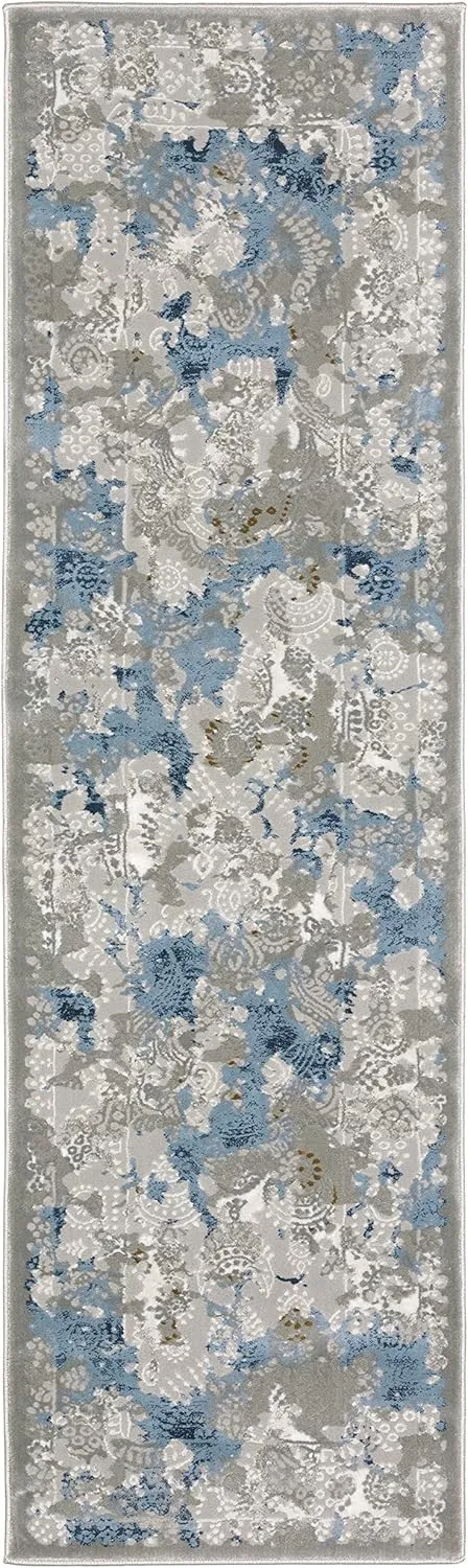 Oriental Weavers Easton Contemporary Rug 3313Q in Grey Runner 2' 2" X 7 ' 8"