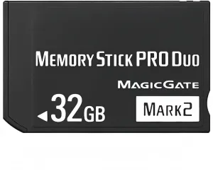 Original 32GB Memory Stick Pro Duo Mark2 - PSP 1000 2000 3000 Accessories - Camera Storage Card - High Speed
