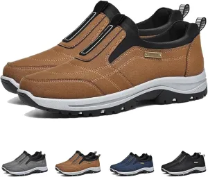 Orthopedic Walking Shoes, Men's Comfortable Waterproof Breathable Orthopedic Walking Shoes Hiking Shoes