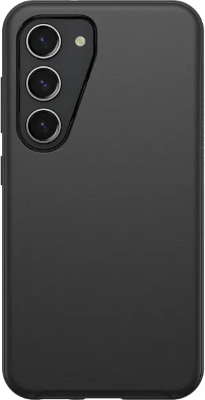 OtterBox Galaxy S23 Symmetry Series Case - Black, Ultra-Sleek, Wireless Charging Compatible, Raised Edges Protect Camera & Screen