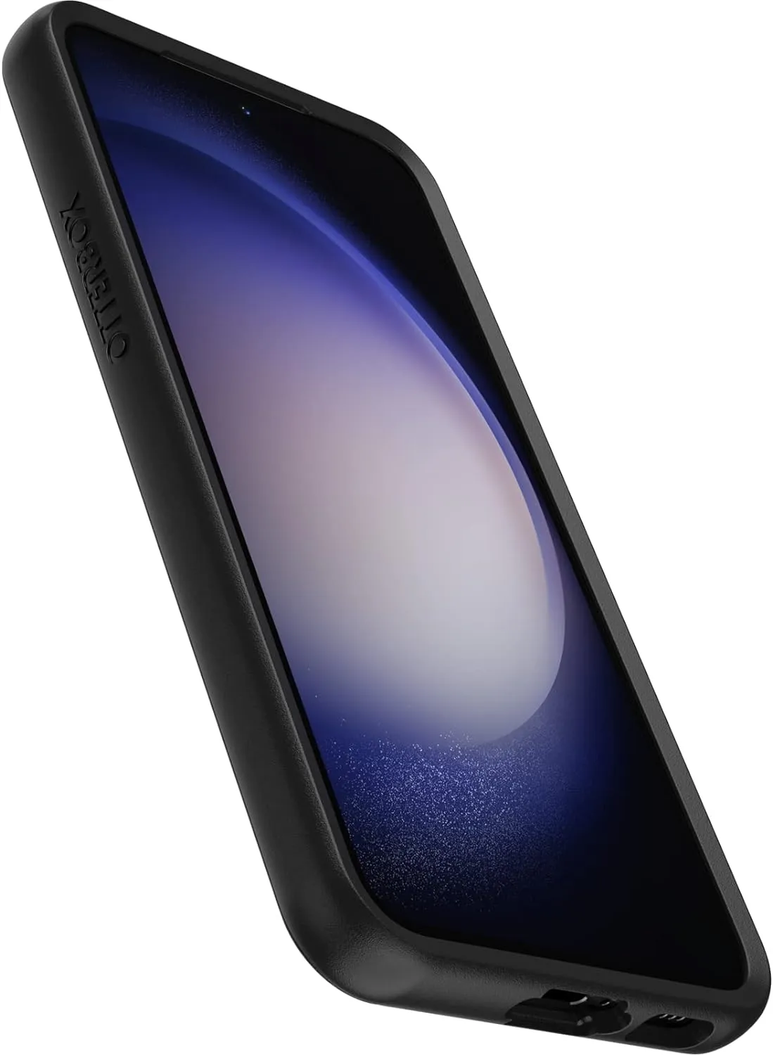 OtterBox Galaxy S23 Symmetry Series Case - Black, Ultra-Sleek, Wireless Charging Compatible, Raised Edges Protect Camera & Screen