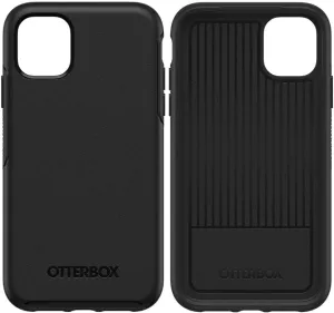 OtterBox iPhone 11 Symmetry Series Case - Black, Ultra-Sleek, Wireless Charging Compatible, Raised Edges Protect Camera & Screen