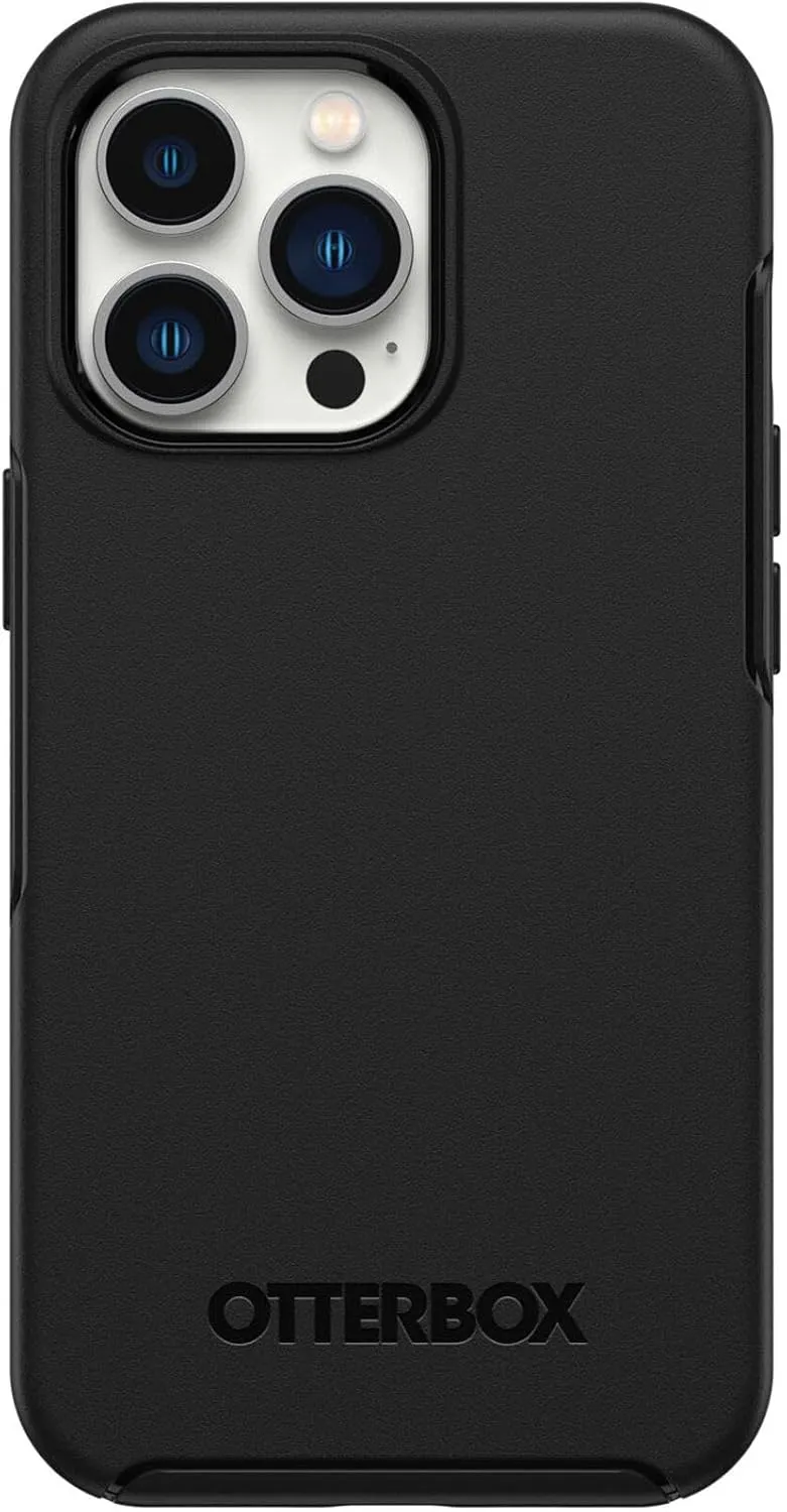 OtterBox iPhone 13 Pro (ONLY) Symmetry Series Case - Black, Ultra-Sleek, Wireless Charging Compatible, Raised Edges Protect Camera & Screen