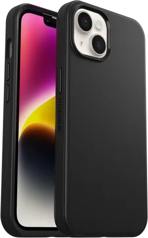 OtterBox iPhone 14 & iPhone 13 Symmetry Series Case - BLACK , Ultra-Sleek, Wireless Charging Compatible, Raised Edges Protect Camera & Screen