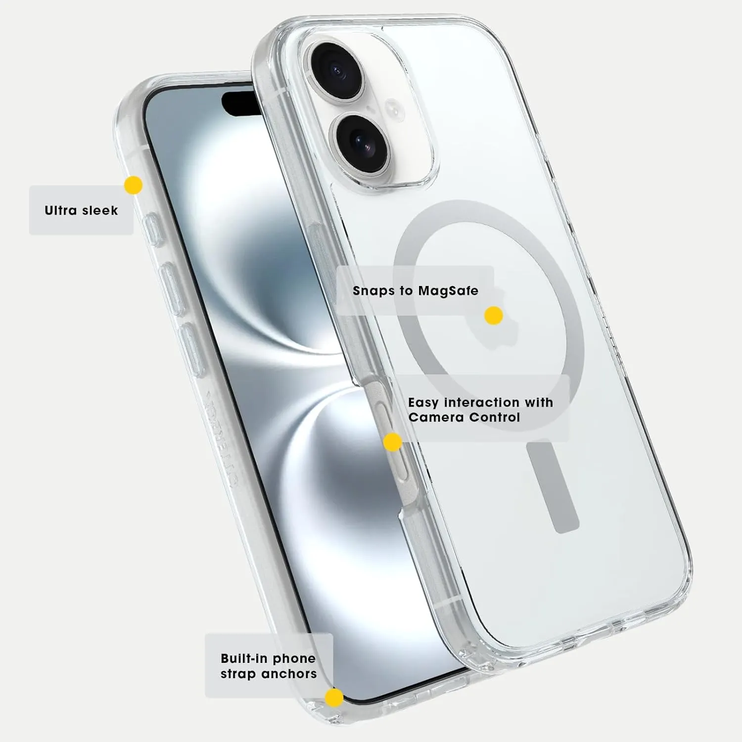 OtterBox iPhone 16 Pro Symmetry Series Clear Case - Clear