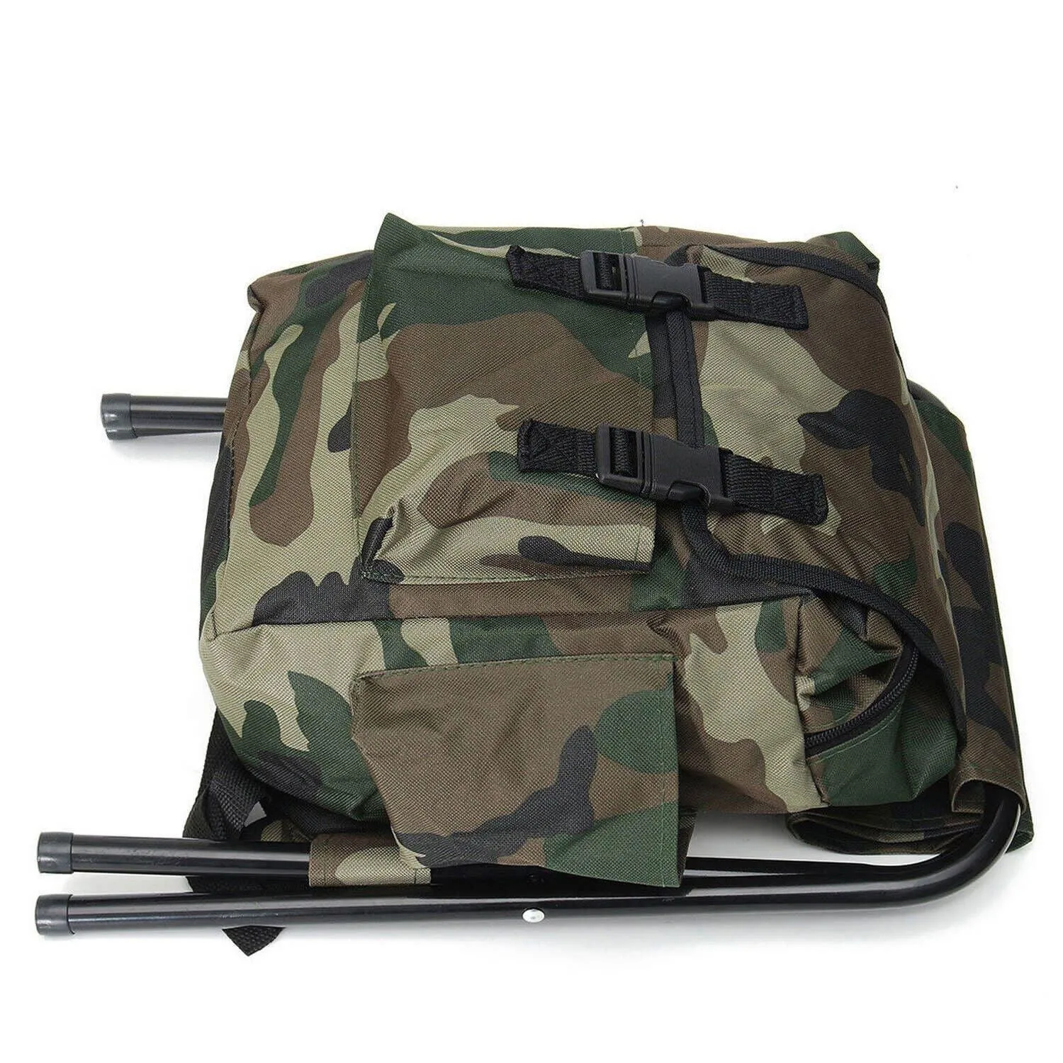 Outdoor Folding Chair Multi Functional Portable Camping Fishing Bag Stool Seat