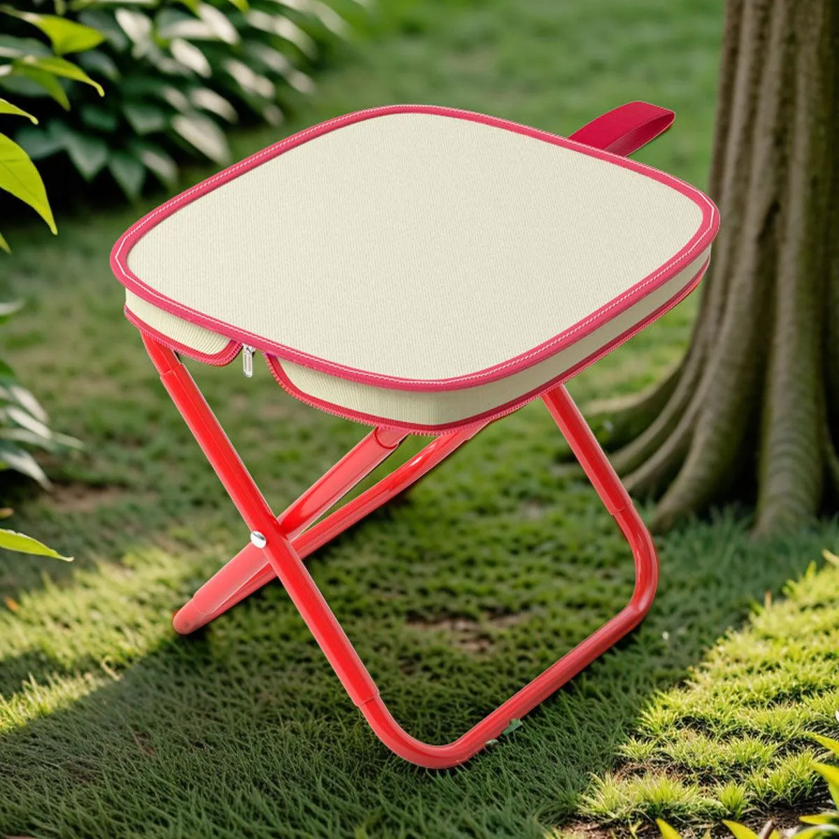 Outdoor Folding Chair Multifunctional Stool Portable Bench Camping Seat Travel