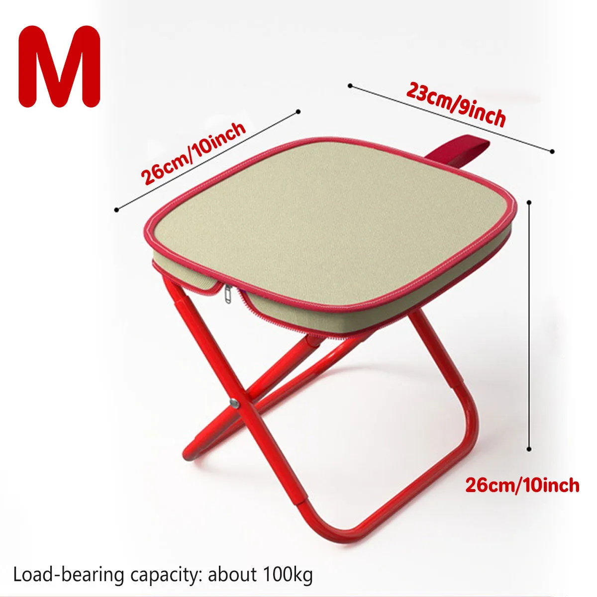 Outdoor Folding Chair Multifunctional Stool Portable Bench Camping Seat Travel