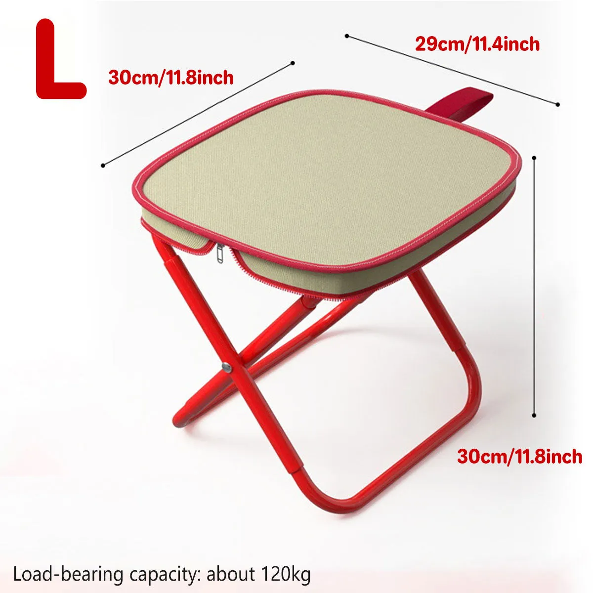 Outdoor Folding Chair Multifunctional Stool Portable Bench Camping Seat Travel