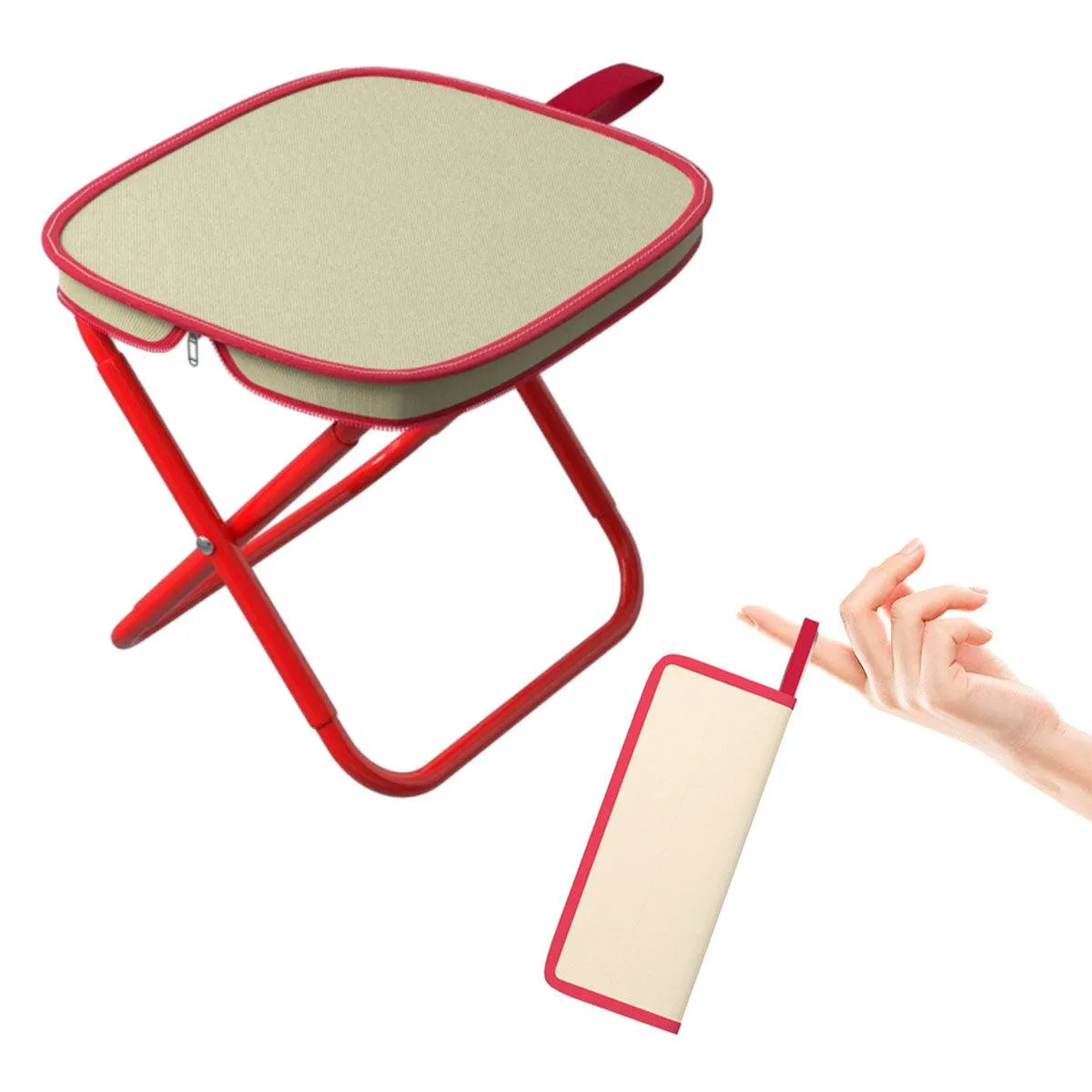 Outdoor Folding Chair Multifunctional Stool Portable Bench Camping Seat Travel
