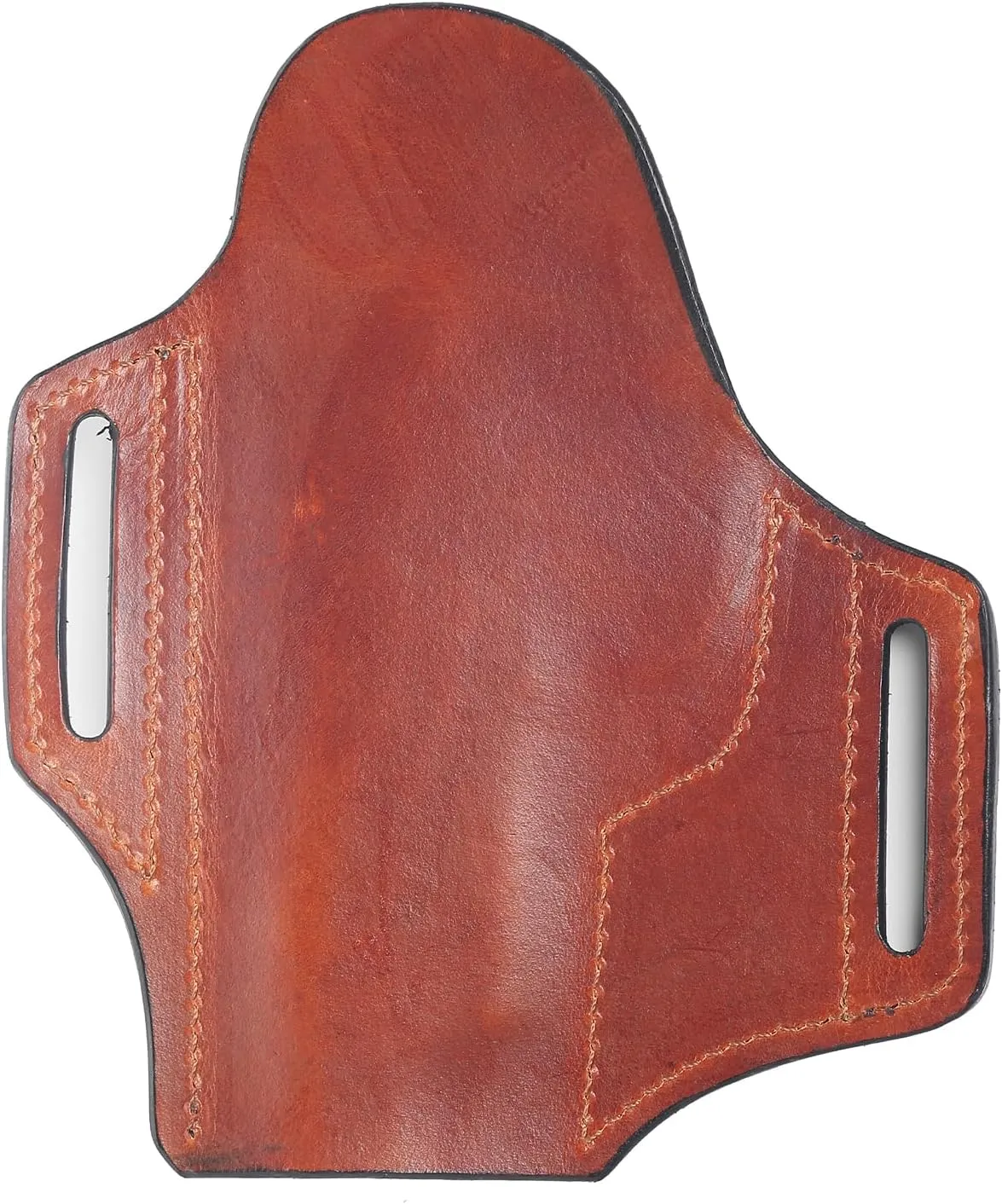 OWB Concealed High Belt Leather Holster for Colt Series 1911 Full Size 4" and 5" Barrel Models, Quick Draw