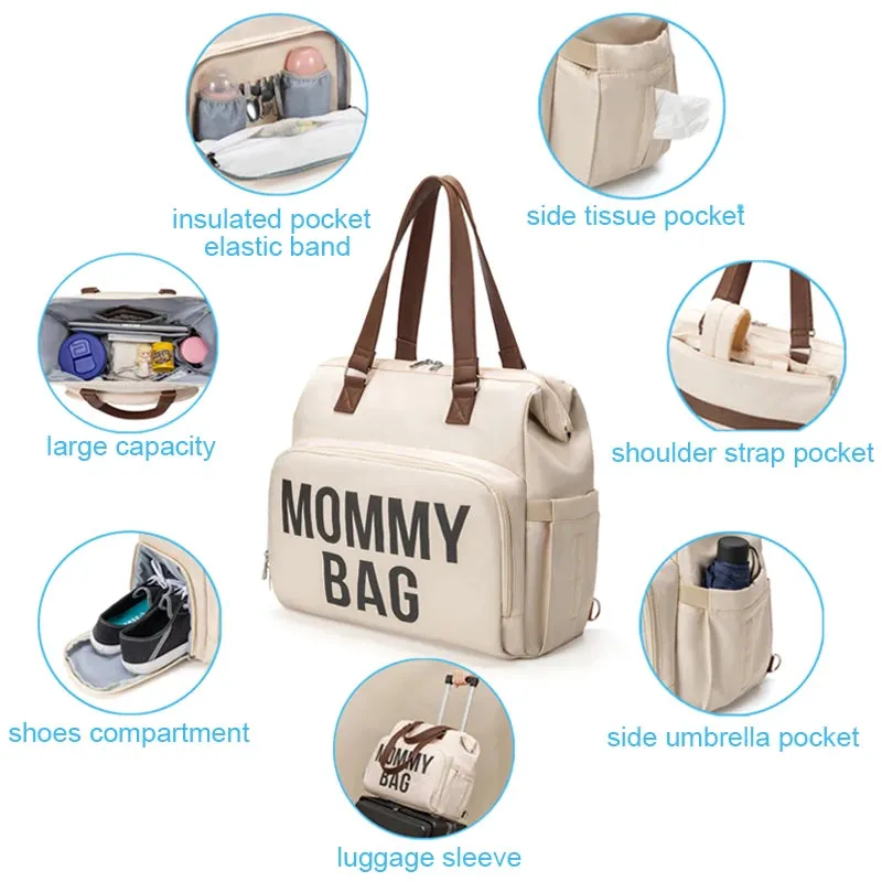 PANGDUBE Diaper Bag Backpack: 3-Piece Set