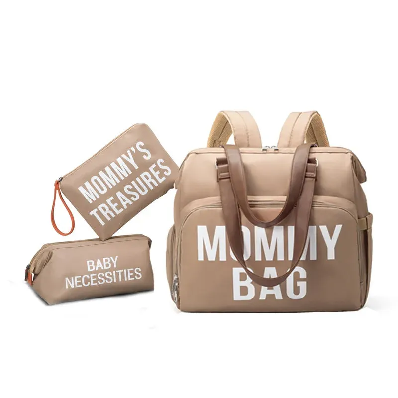 PANGDUBE Diaper Bag Backpack: 3-Piece Set