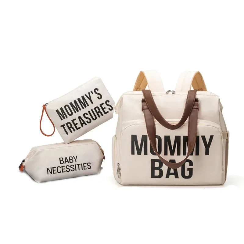 PANGDUBE Diaper Bag Backpack: 3-Piece Set