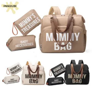 PANGDUBE Diaper Bag Backpack: 3-Piece Set