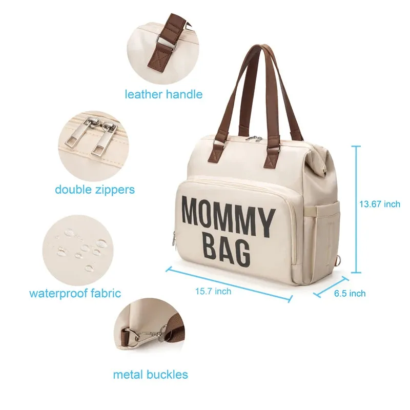 PANGDUBE Diaper Bag Backpack: 3-Piece Set