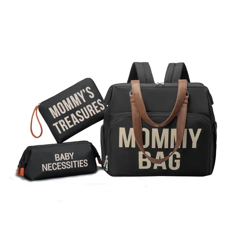 PANGDUBE Diaper Bag Backpack: 3-Piece Set