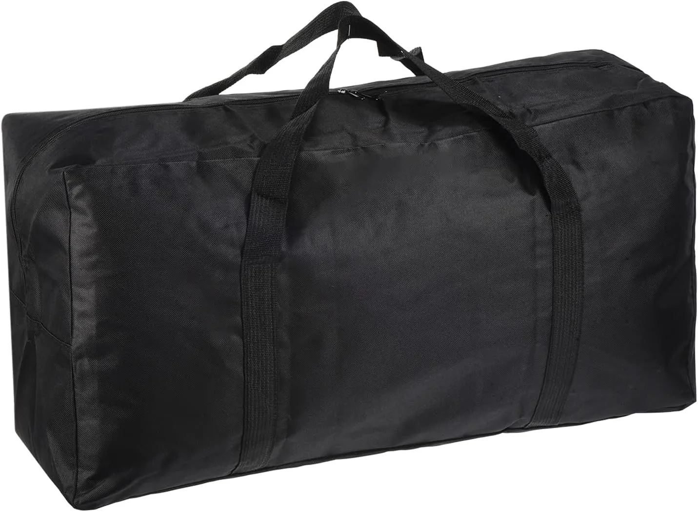 PATIKIL 26" Camp Chair Replacement Bag, Large Storage Duffle Bag Waterproof Moving Bag with Zipper Foldable Canvas Tote Bag for Travel Camping, Black (26"x13.7"x7.8")
