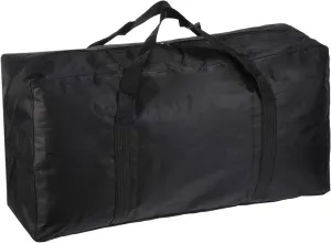 PATIKIL 26" Camp Chair Replacement Bag, Large Storage Duffle Bag Waterproof Moving Bag with Zipper Foldable Canvas Tote Bag for Travel Camping, Black (26"x13.7"x7.8")