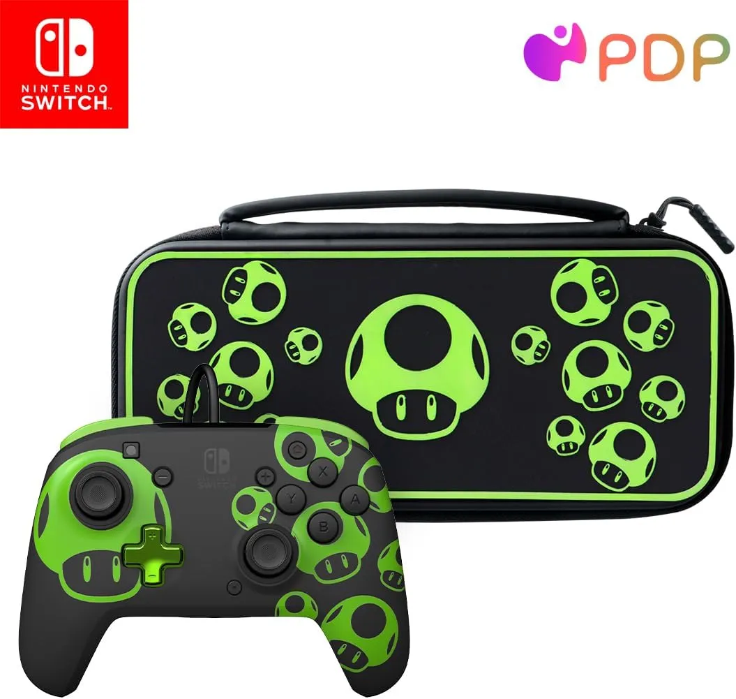 PDP REMATCH Wired Controller   Travel Case Plus for Nintendo Switch