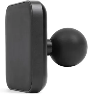 Peak Design Mobile 1" Ball Adapter Wireless Charging (Non-Locking) Version 1 for iPhone Smartphones, Compatible with 1" or 20mm Ball-and-Socket Joints, Vehicle Mount