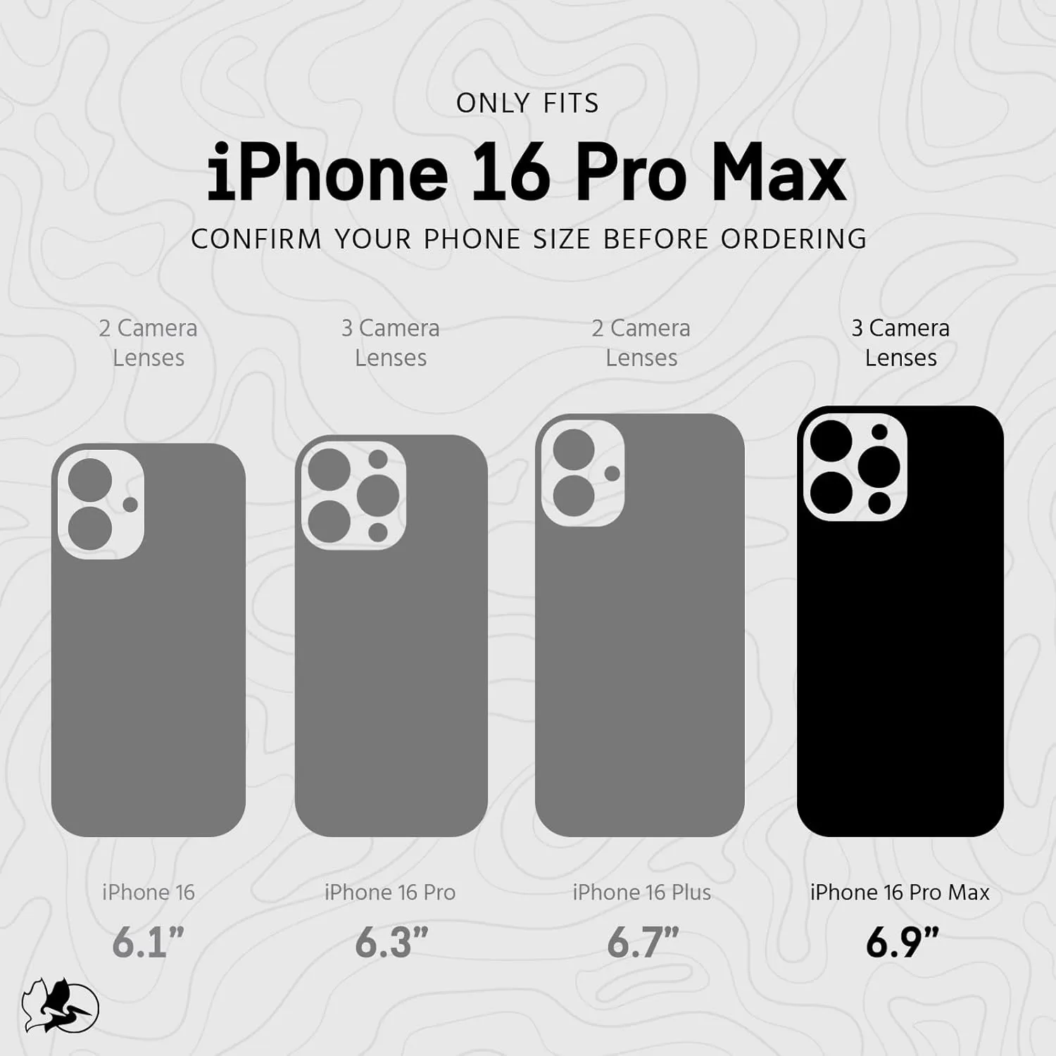 Pelican Voyager iPhone 16 Pro Max Case [Compatible with MagSafe] Rugged Phone Case w/ 18ft Military-Grade Drop Protection - Heavy Duty Phone Cover w/Belt Clip Holster for iPhone 16 Pro Max - Clear