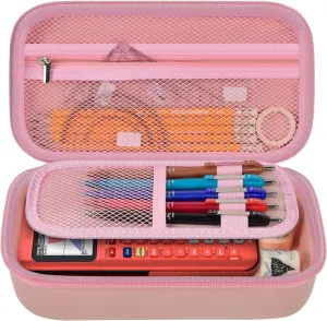 Pencil Case Pen Pouch Bag, Large Capacity Pencils Organizer Holder Office College Stationery Pen Marker Storage Supplies for adults, NOT INTENDED FOR USE BY CHILDREN 12 AND UNDER, Box Only (Pink)