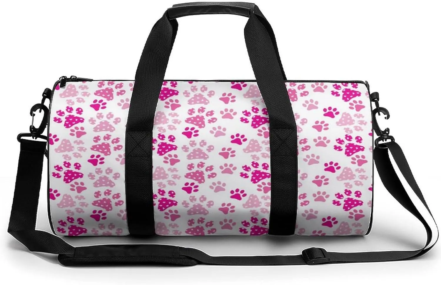 Penguin Bird Large Capacity Cylindrical Fitness Bag Unisex